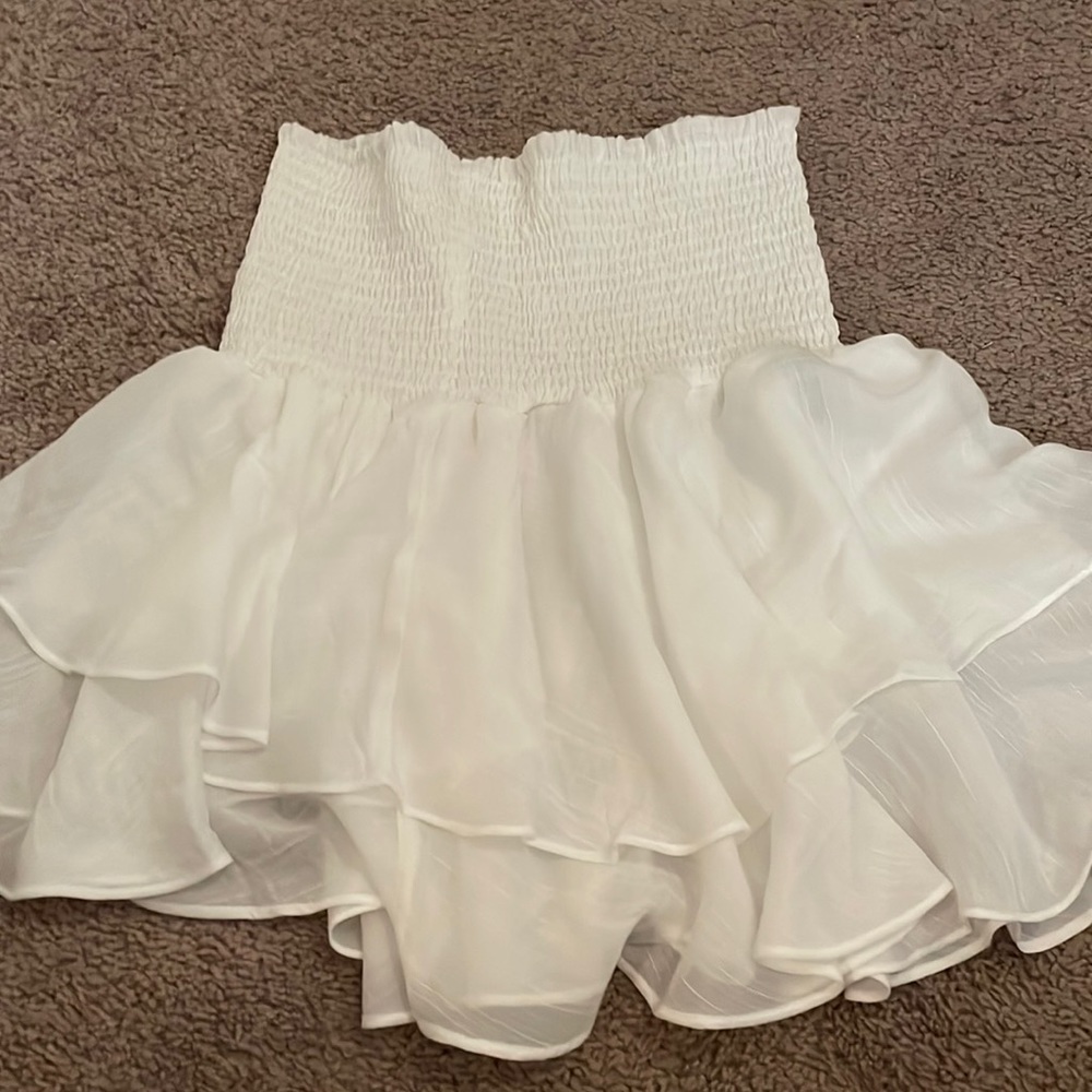 White skirt